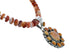 Native American Oyster Shell Sterling Silver Navajo Bead Necklace Set JX130645